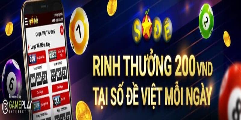 Tặng thưởng 200.000 VNĐ sảnh số đề